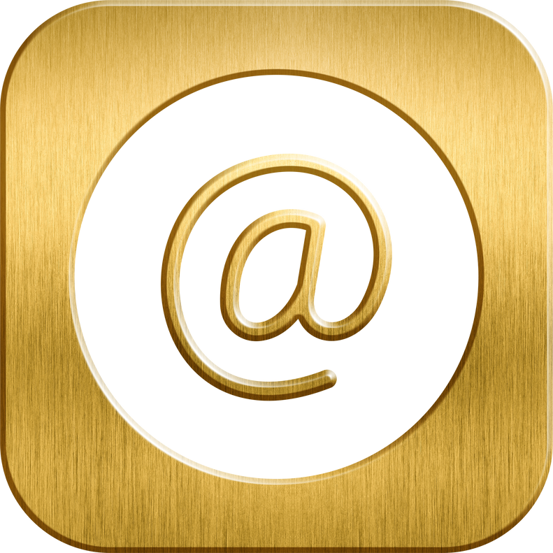 Golden Square Icon email gmail electronic mail mail newsletter address client communication contact contour correspondence electronic mail envelope information letter message receive send spam web website